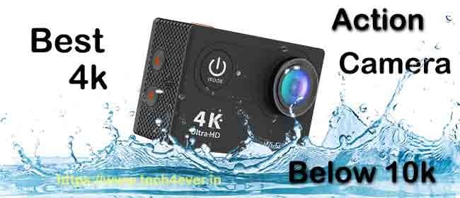 best 4k action camera under 10000 Rs