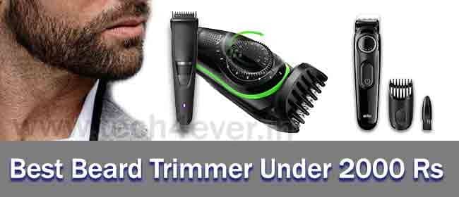 Best Beard Trimmer under 2000 For Men with Long Battery Backup best beard trimmer under 2000 Rs