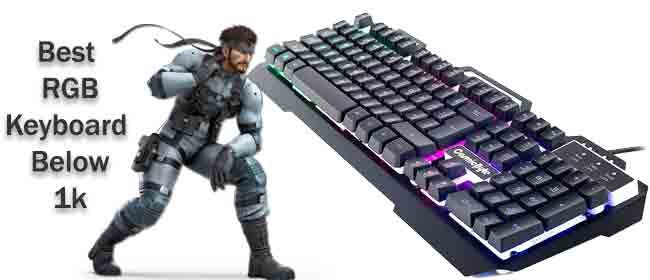 Best RGB Keyboard under 1000 Rs