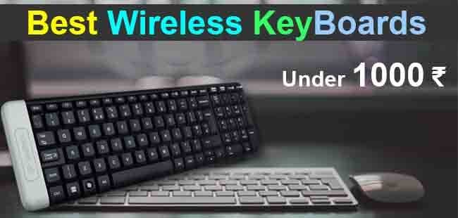 best wireless keyboards under 1000