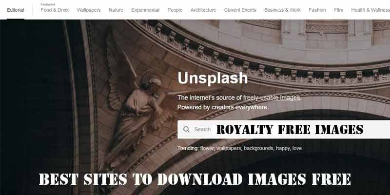 Best Sites to download Images Free
